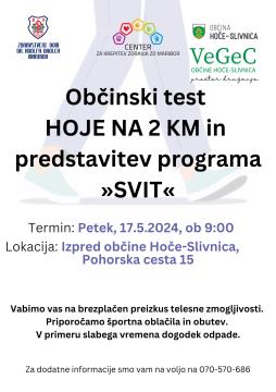 Občinski test hoje - Hoče-Slivnica